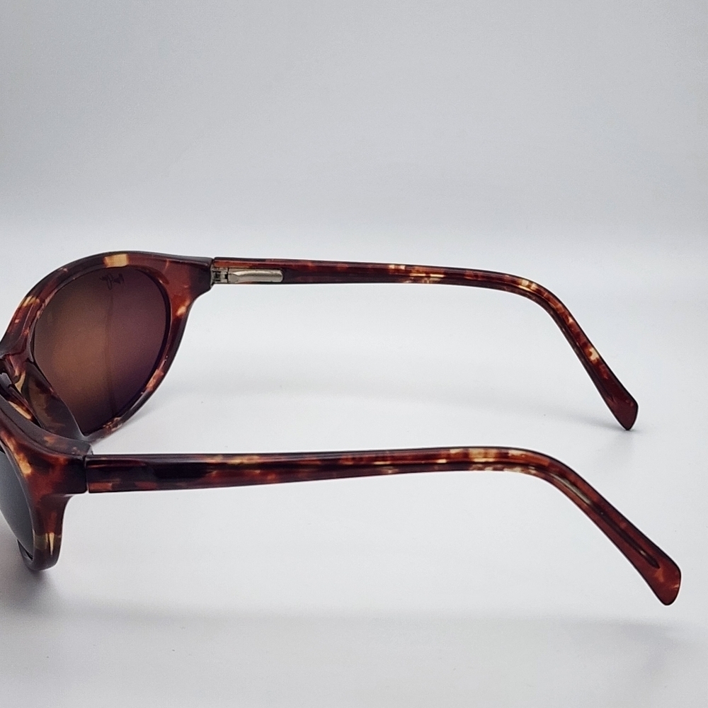 Maui Jim Polarized Tortoiseshell Sunglasses & Case - Picture 9 of 10